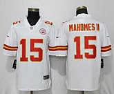 Nike Chiefs 15 Patrick Mahomes White Vapor Untouchable Limited Jersey,baseball caps,new era cap wholesale,wholesale hats